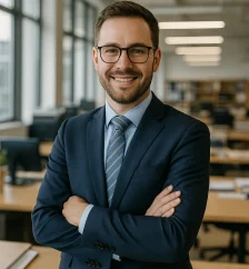 Kaufmann im Büro